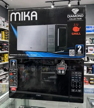 Mika 20-Litre Digital Microwave Oven With Grill, Model MMWDGPB2074MR