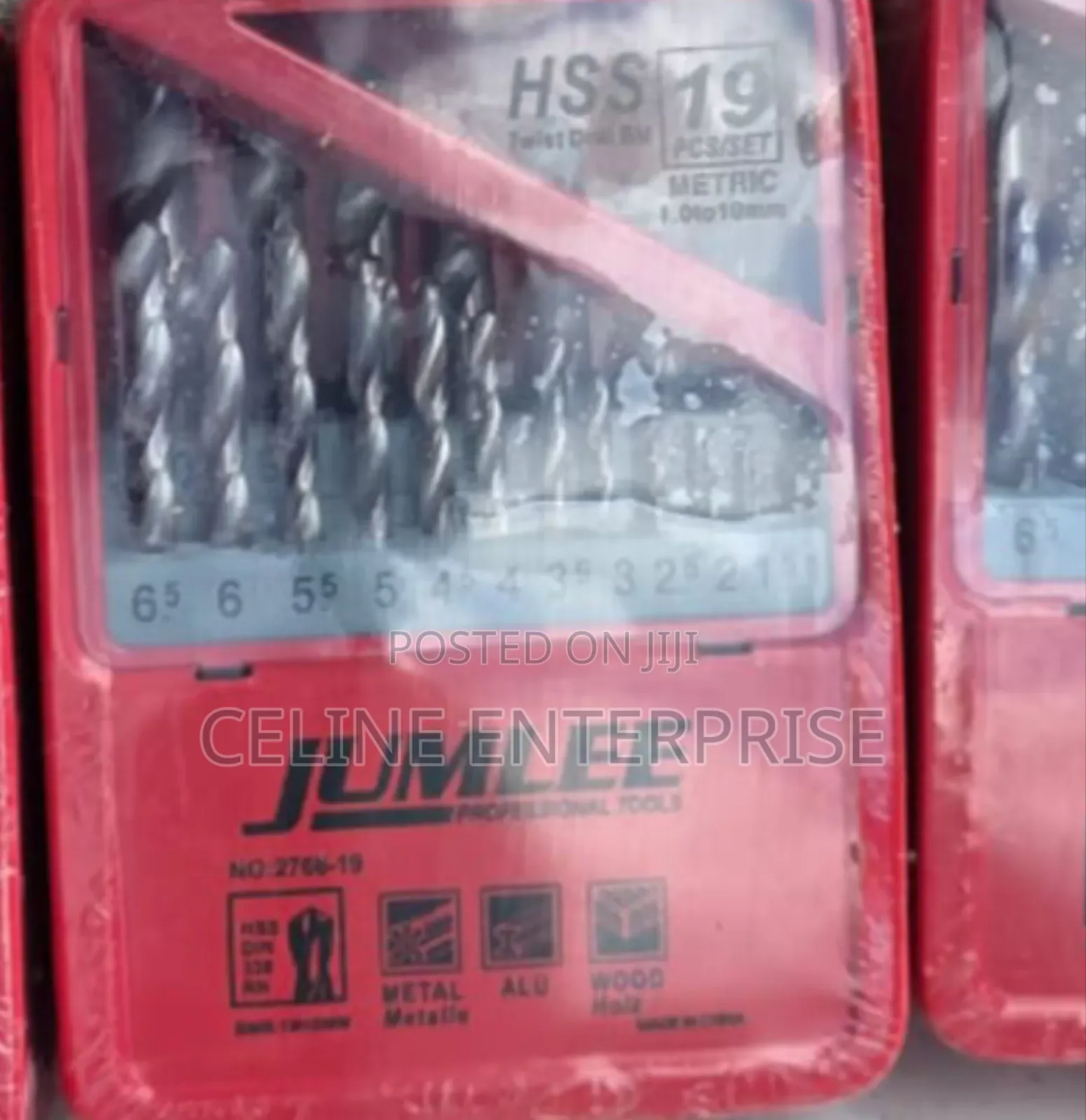 Jumlee High-Speed Steel Drill Bits – 19pcs