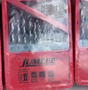 Jumlee High-Speed Steel Drill Bits – 19pcs