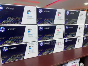 HP 655A Cyan Original LaserJet Toner Cartridge, CF451A