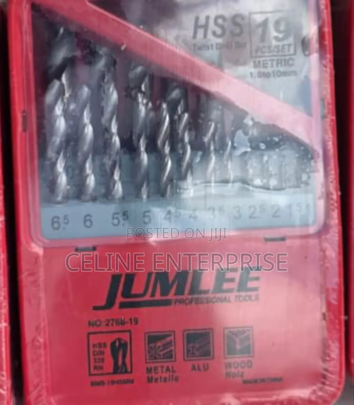 Jumlee 19-Piece HSS Drill Bit Set