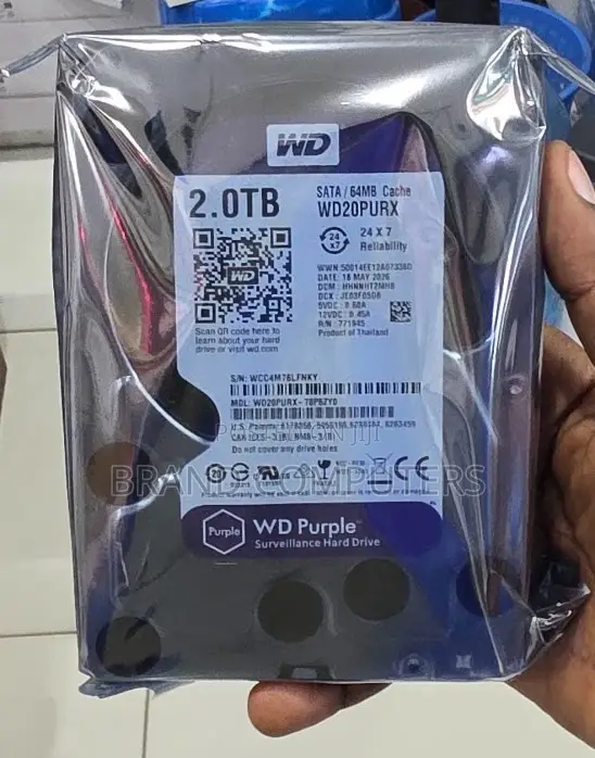 2TB Surveillance Hard Drive – 2 TB, 64 MB, 5400 RPM