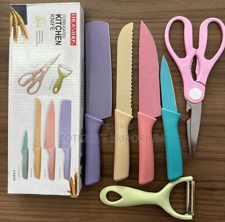 Colourful Kitchen Knife Set