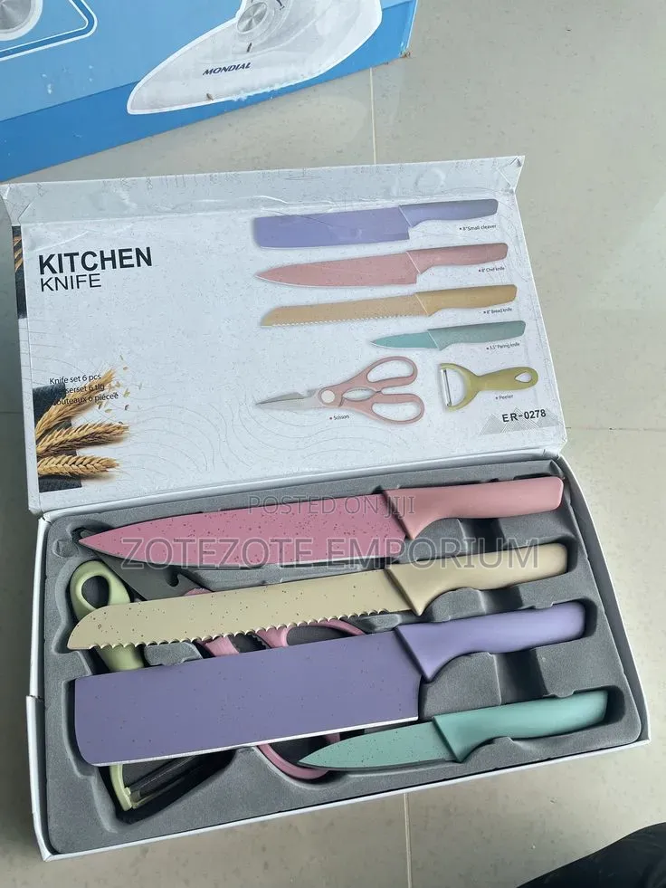 Colourful Kitchen Knife Set