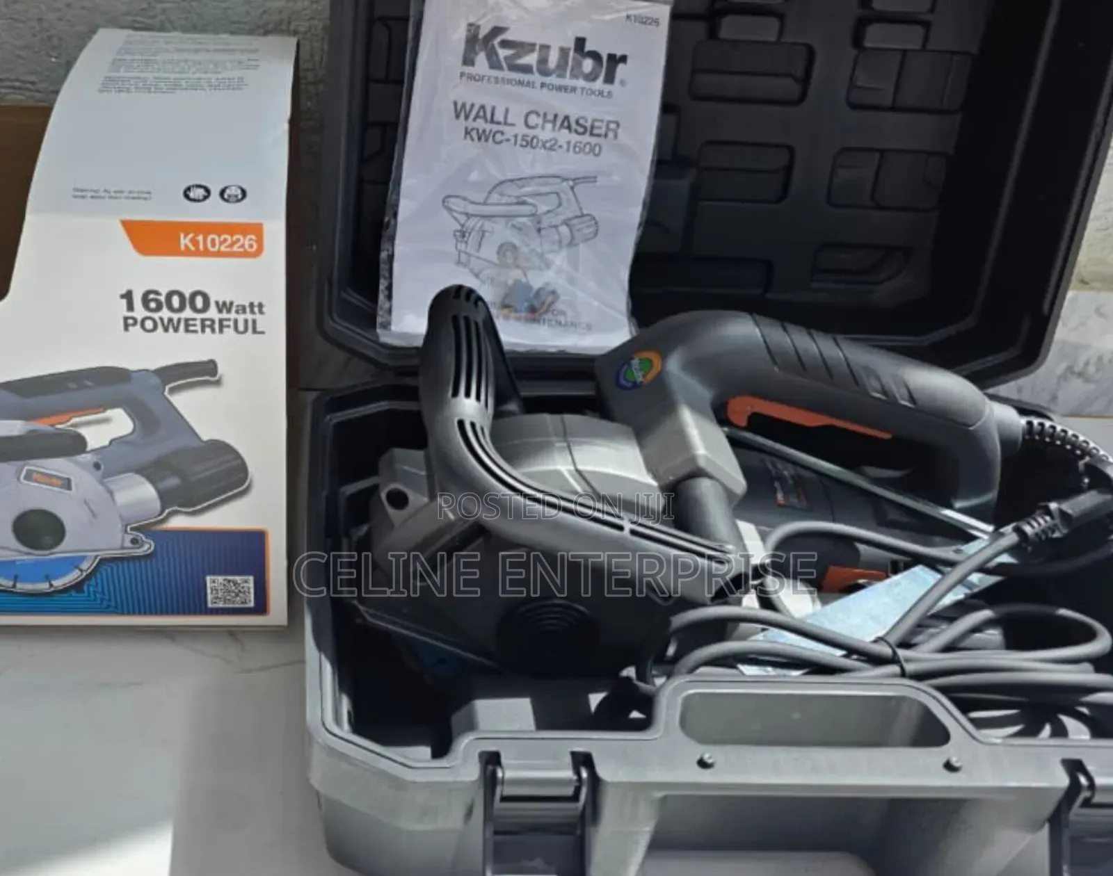 Kzubr 1600W Wall Chaser Machine With 2 Blades