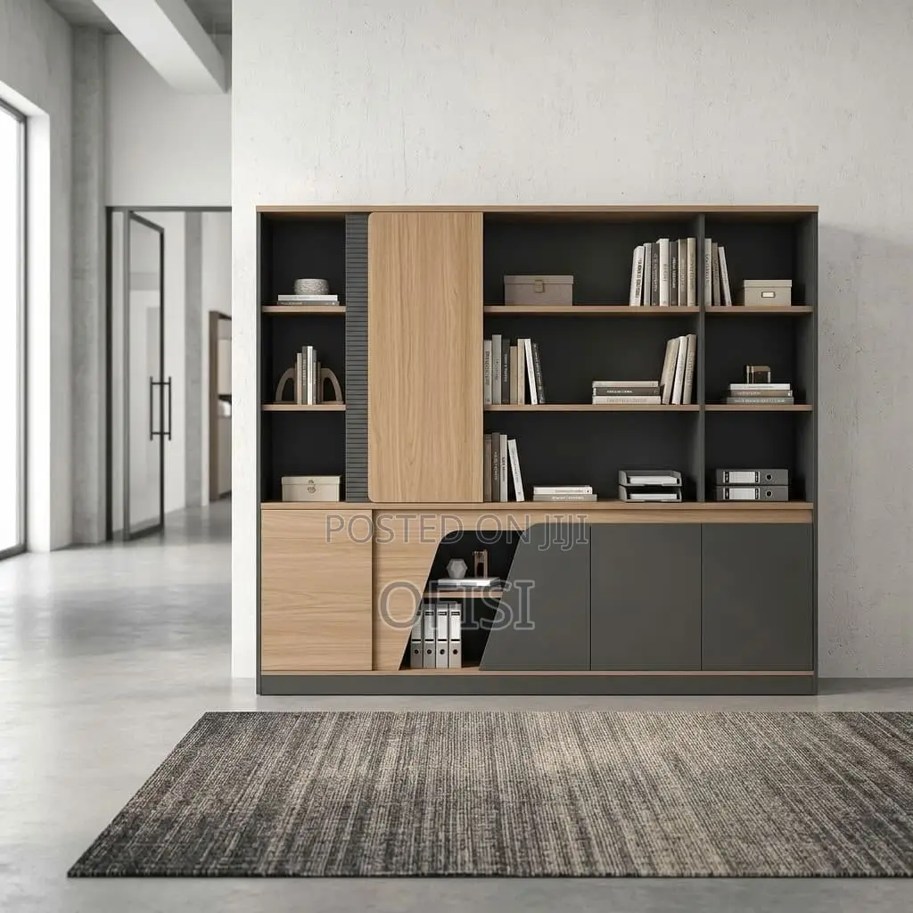 Storage Cabinet; Modern Executive Office Wall Unit