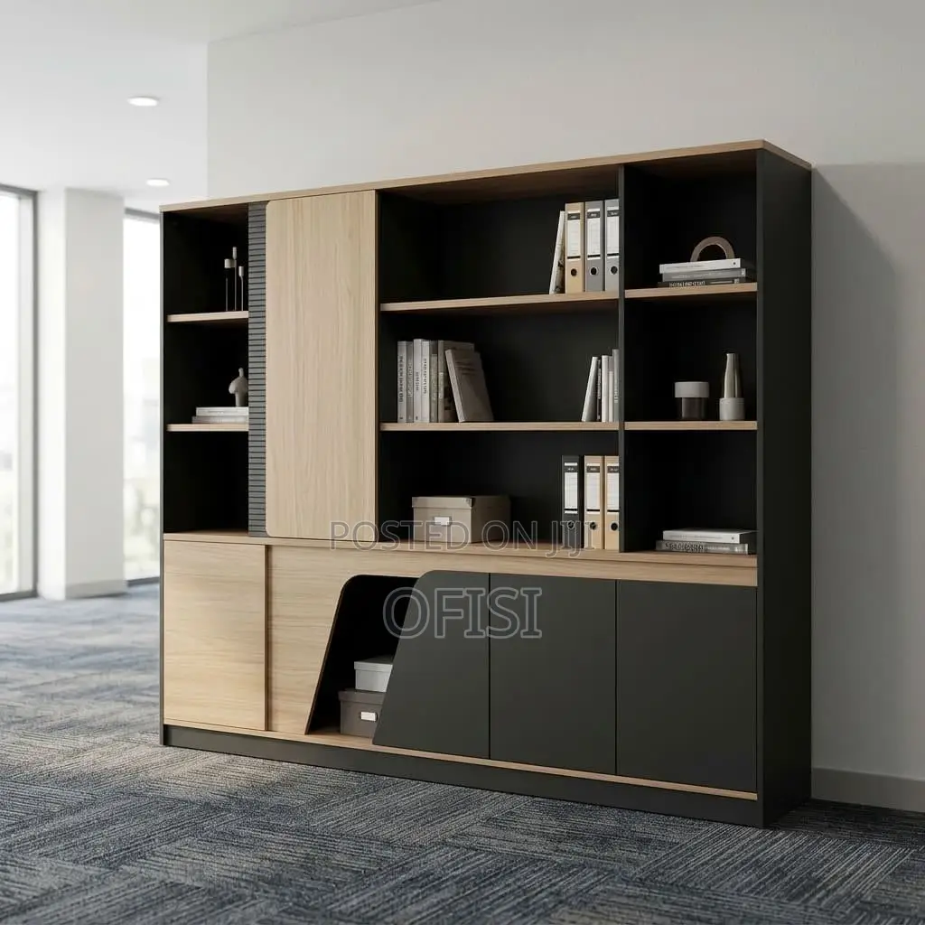 Storage Cabinet; Modern Executive Office Wall Unit