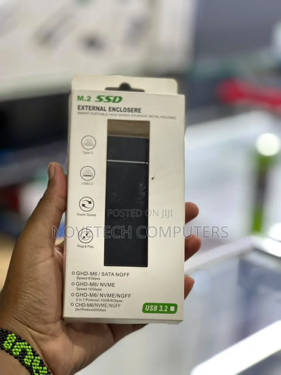 M.2 SSD Enclosure, NVME External Case Type-C SSD Enclosure,