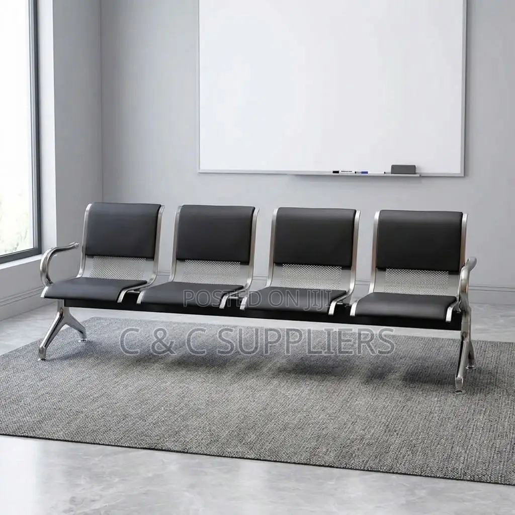 Padded Four-Seat Visitor Bench