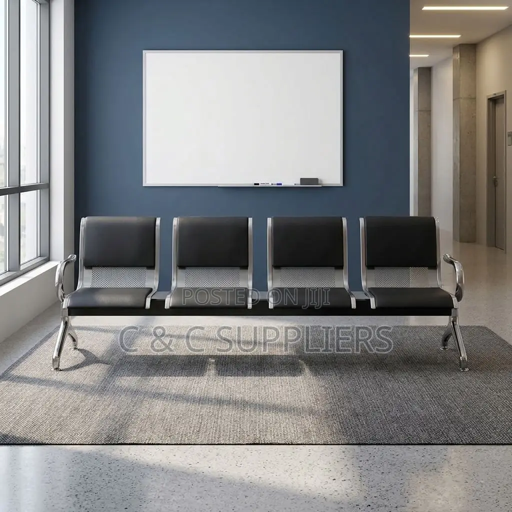 Padded Four-Seat Visitor Bench