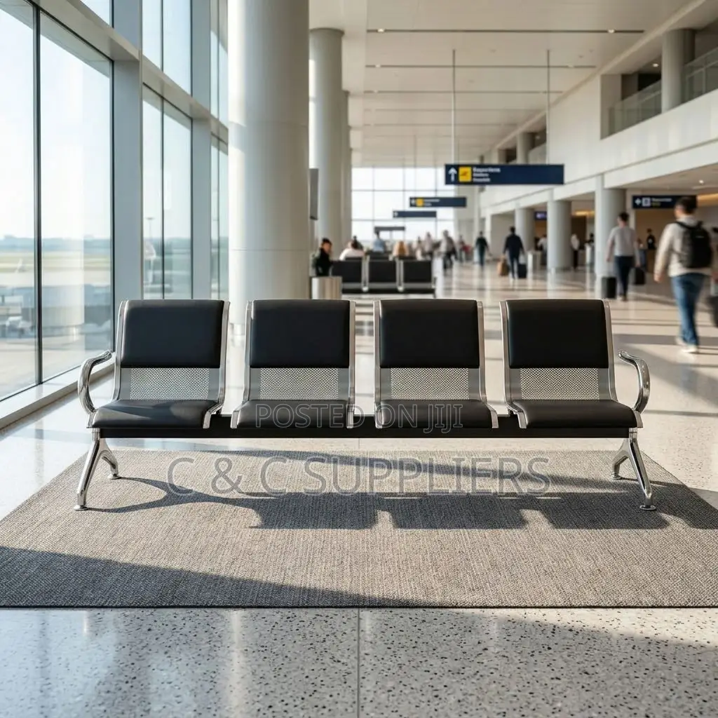 Padded Four-Seat Visitor Bench