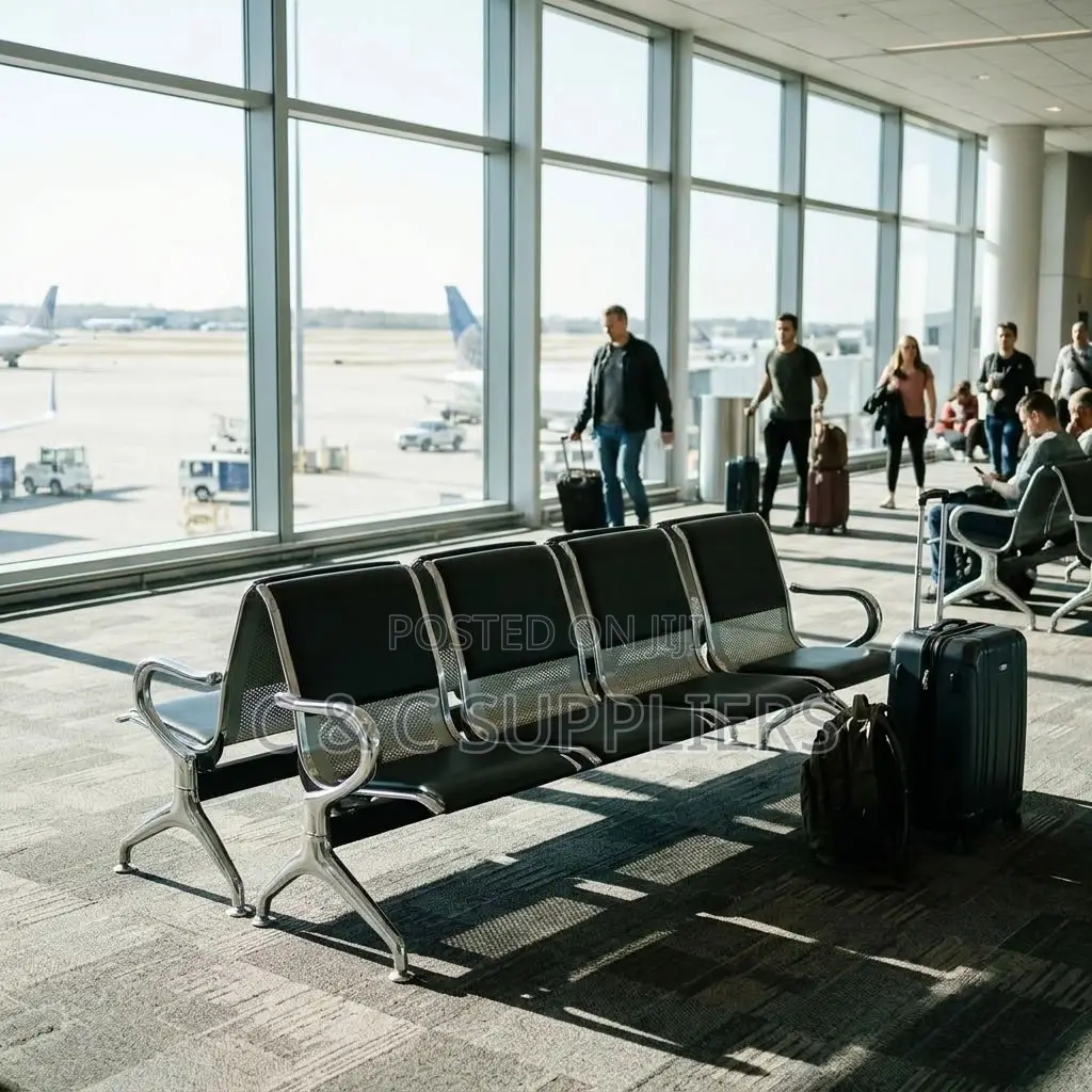 Padded Four-Seat Visitor Bench
