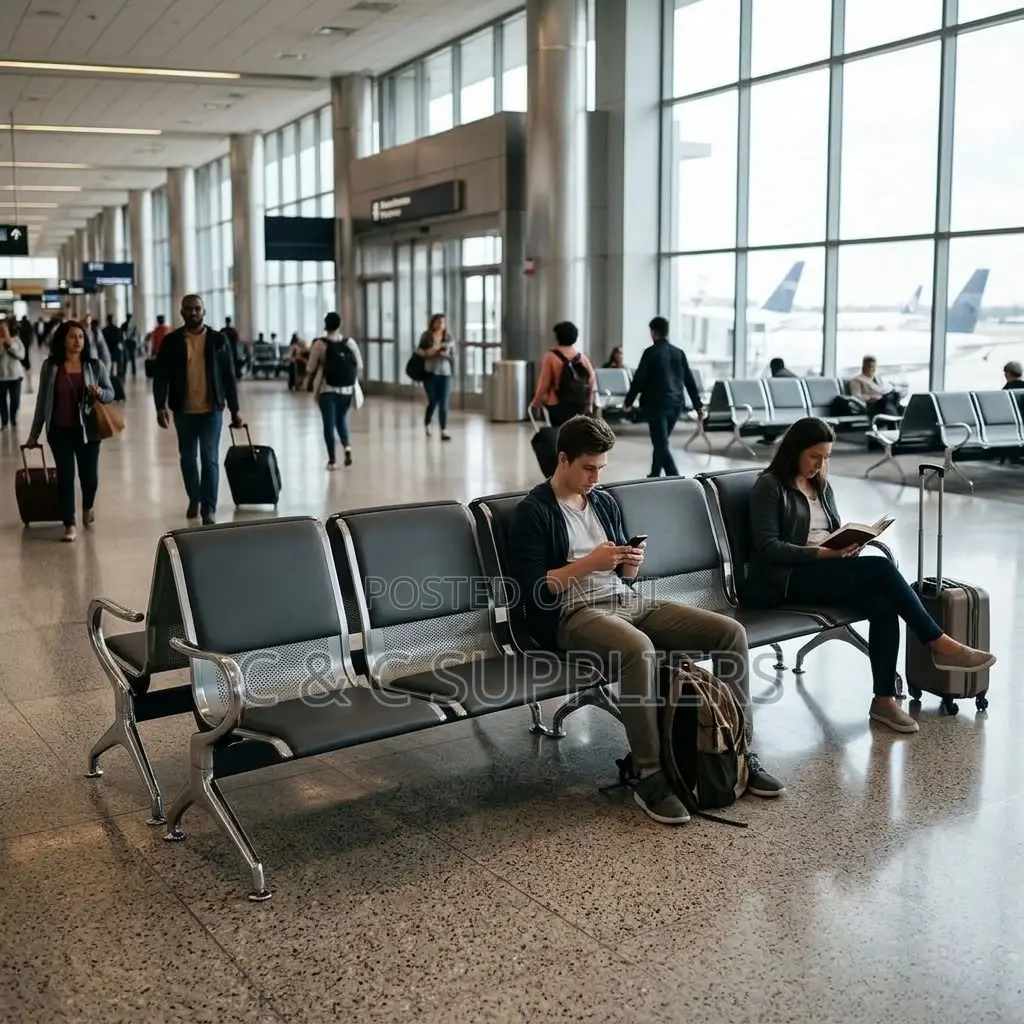 Padded Four-Seat Visitor Bench