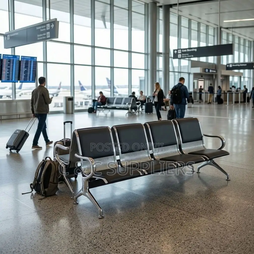 Padded Four-Seat Visitor Bench
