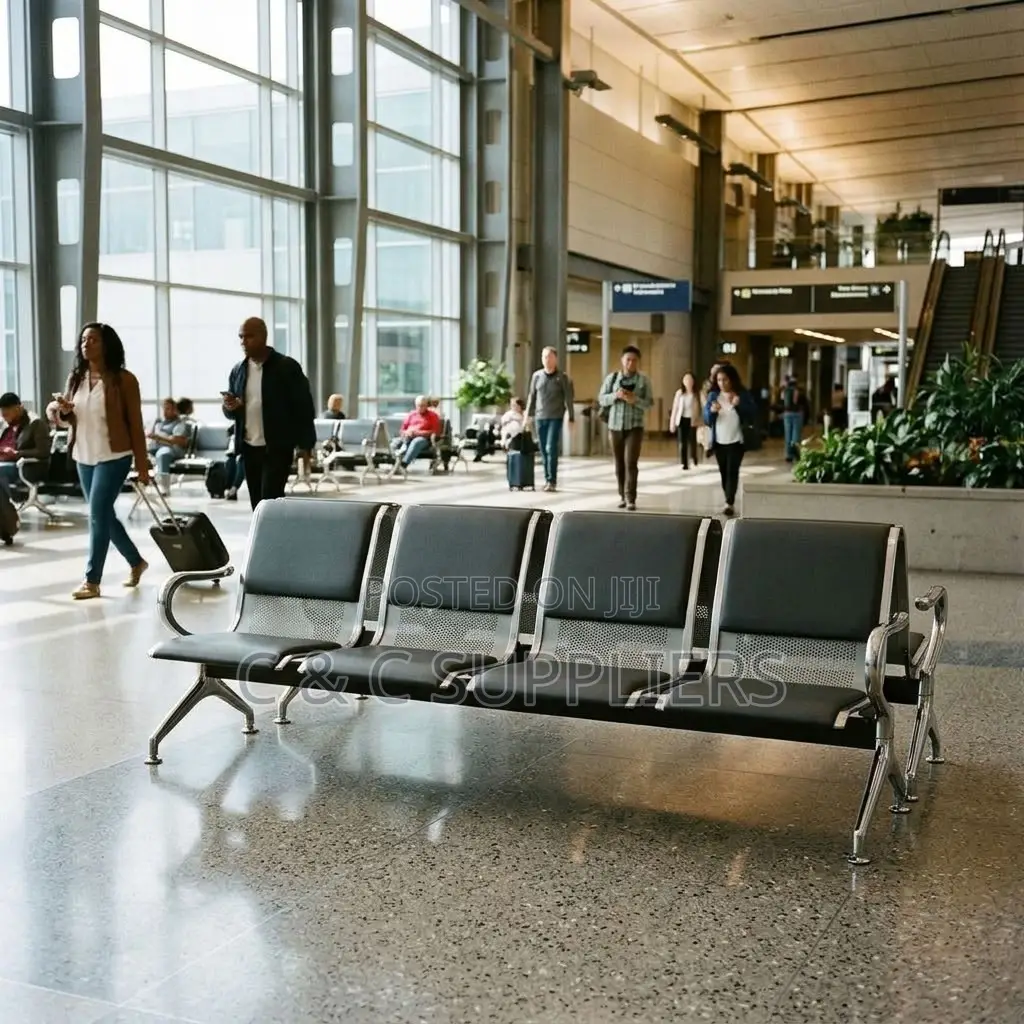Padded Four-Seat Visitor Bench