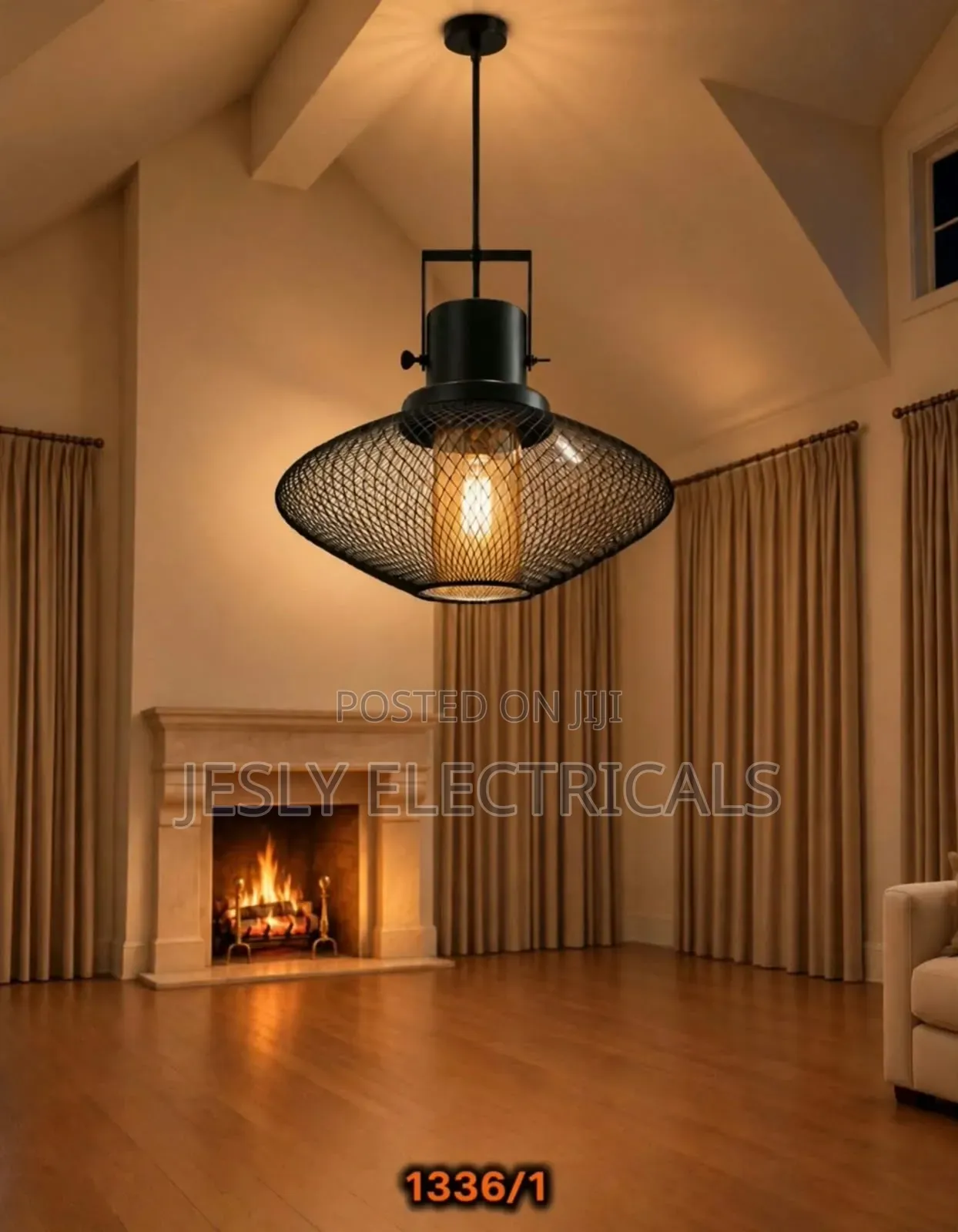 Industrial Wiremesh Pendant