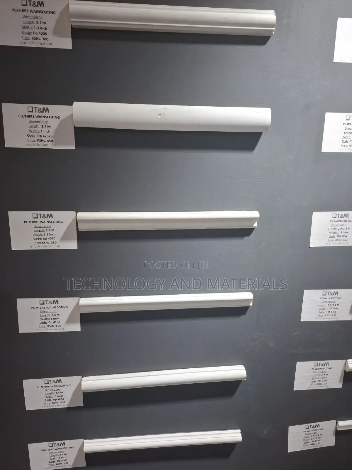 PU/Fibre Wainscotting Different Sizes