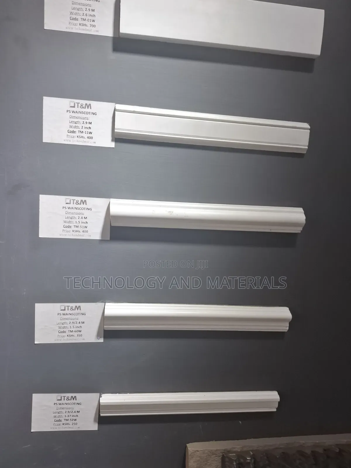 PS Wainscoting Different Sizes