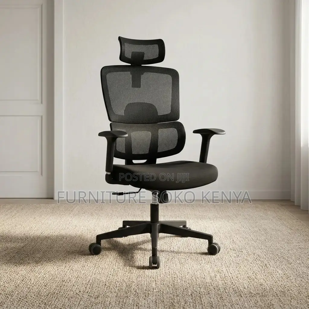 Adjustable Ergonomic Chair | Executive Fabric Seat