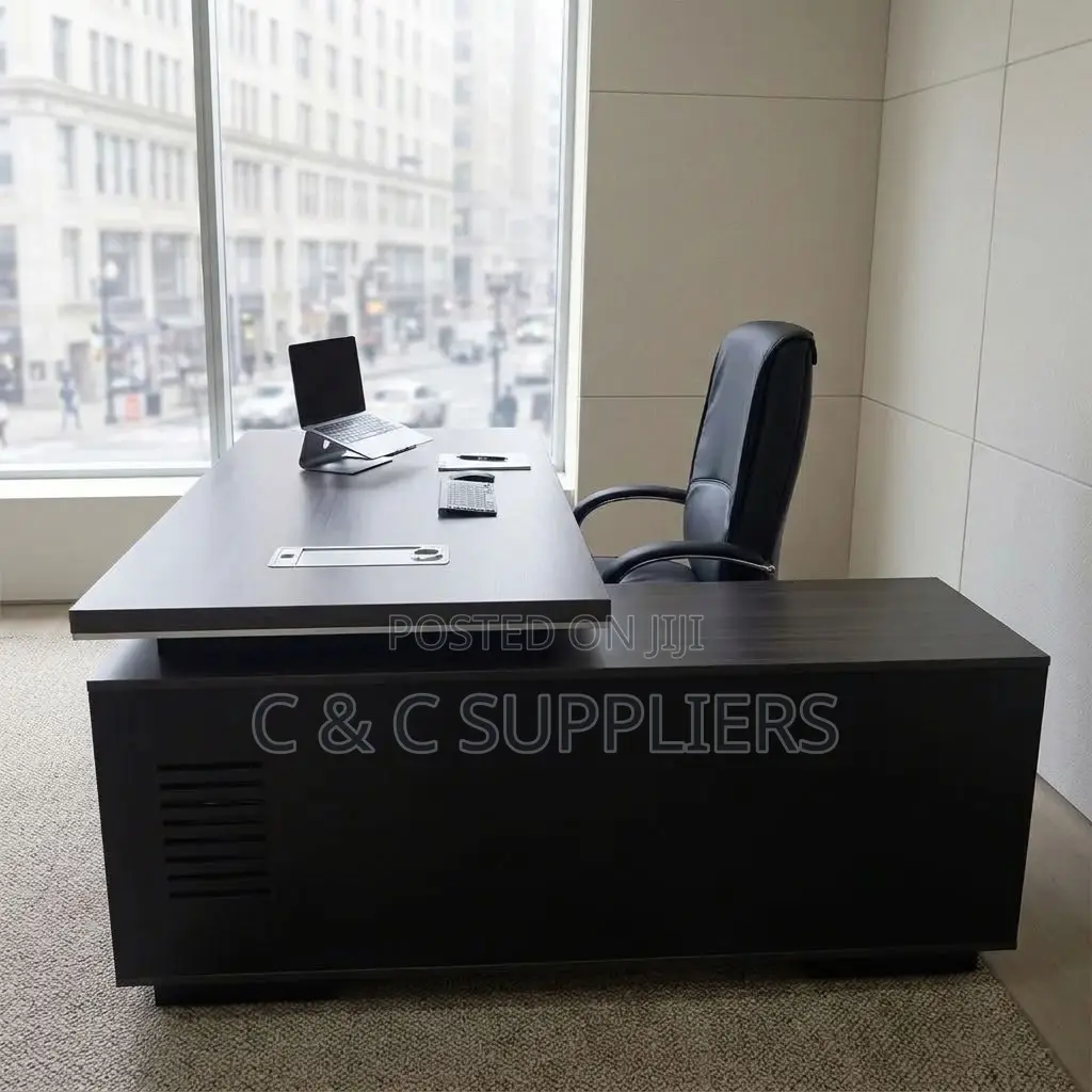 1.6m Imported Boss/CEO's L-Shaped Table.