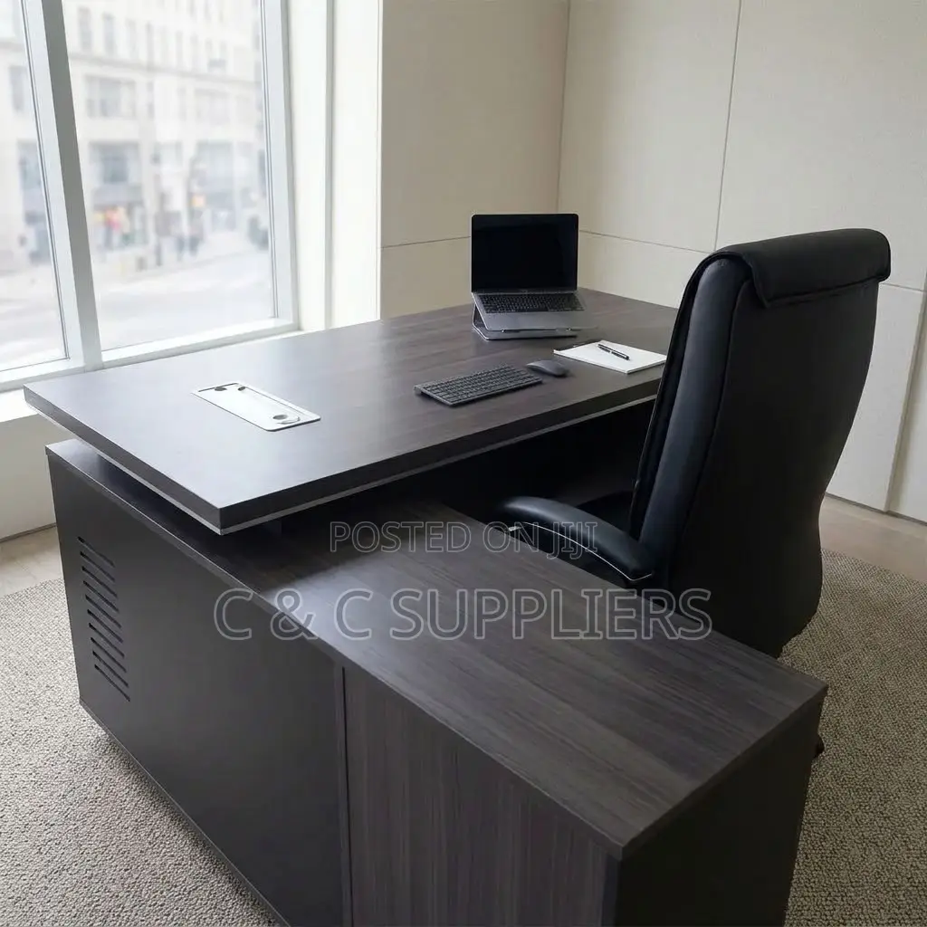 1.6m Imported Boss/CEO's L-Shaped Table.