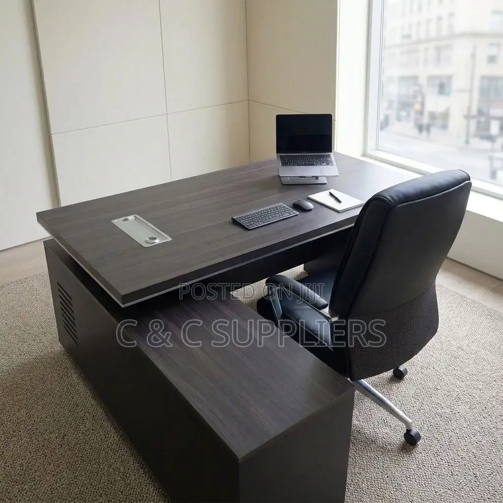 1.6m Imported Boss/CEO's L-Shaped Table.