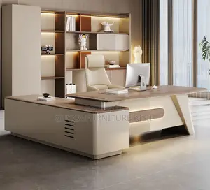 200CM Modern Executive Office Solid Wood Desk