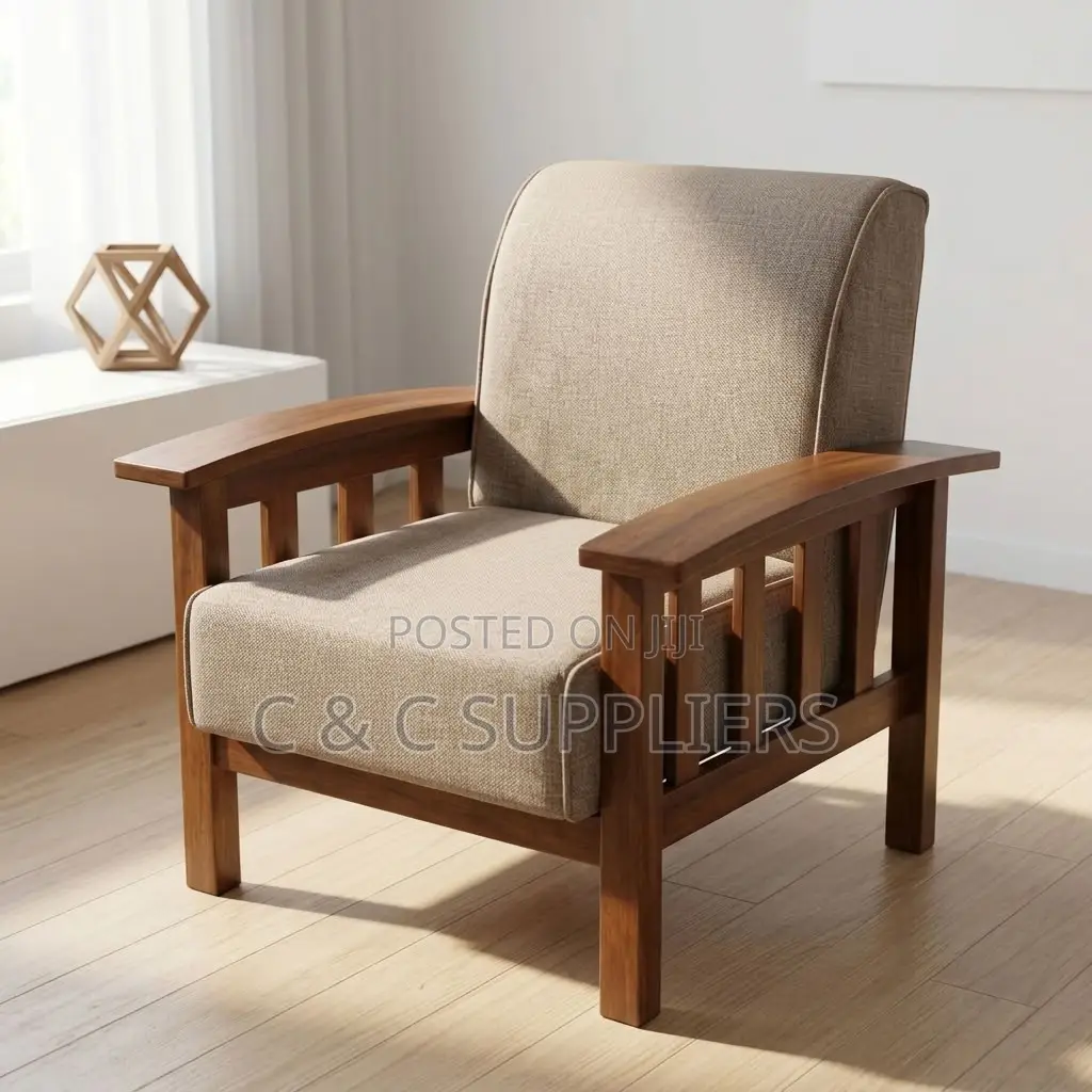 1-Seater Fabric Sofa