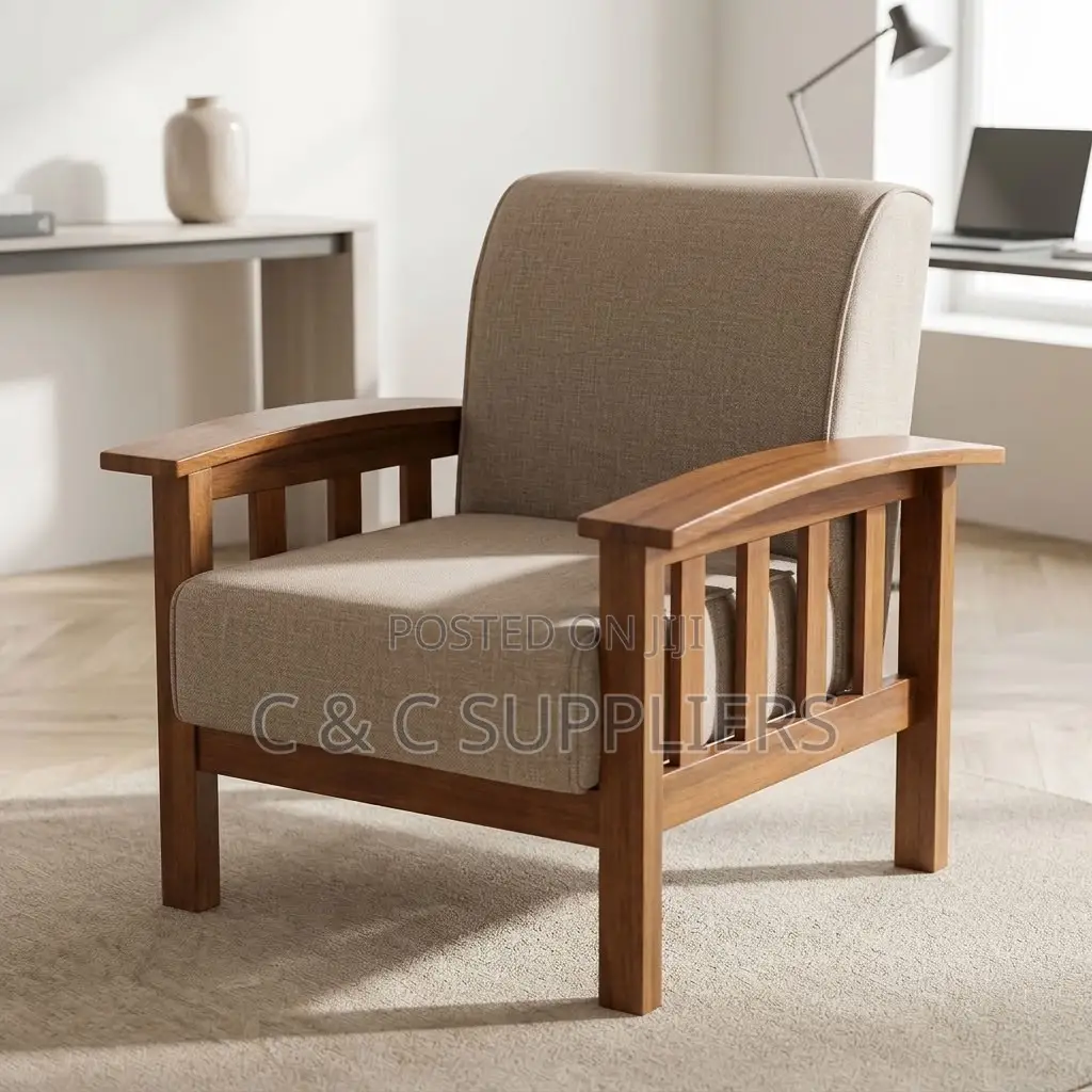 1-Seater Fabric Sofa