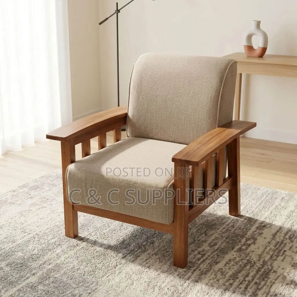 1-Seater Fabric Sofa