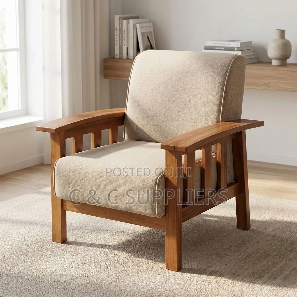 1-Seater Fabric Sofa