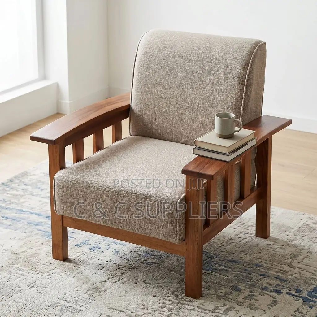1-Seater Fabric Sofa