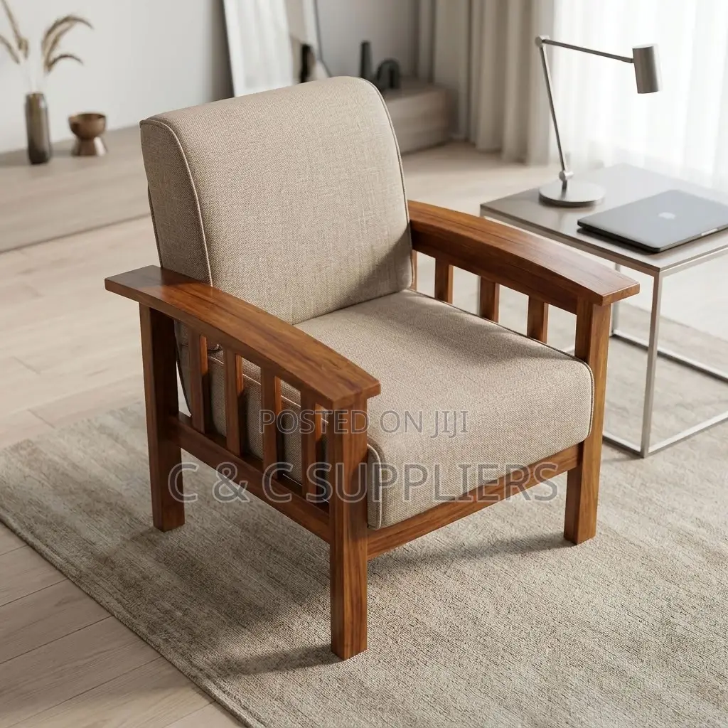 1-Seater Fabric Sofa