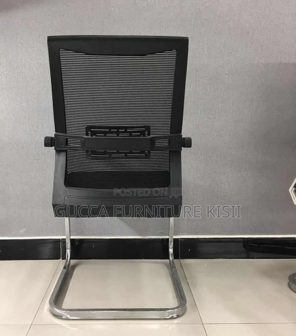 Mesh Visitor's Midback Chair With Cantilever Base