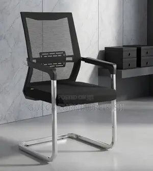 Mesh Visitor's Midback Chair With Cantilever Base
