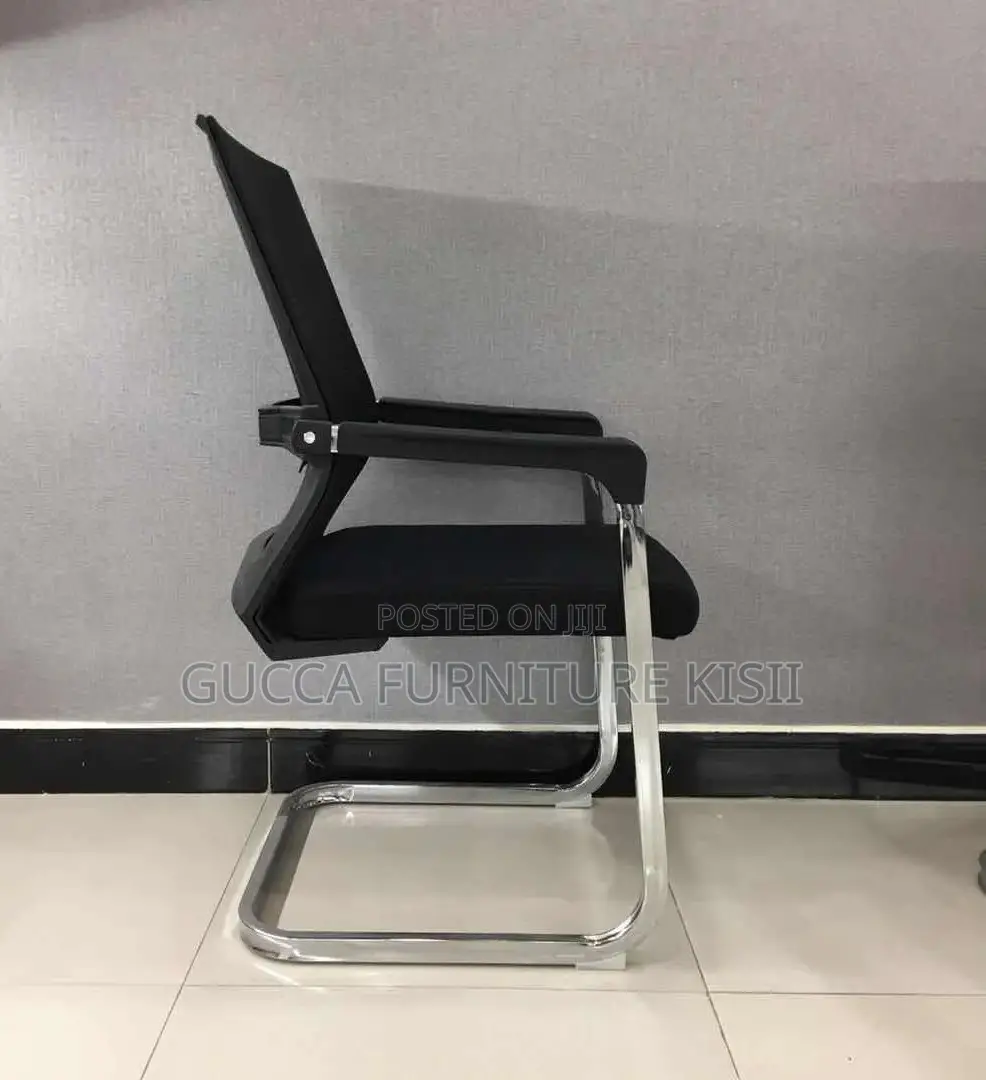 Mesh Visitor's Midback Chair With Cantilever Base