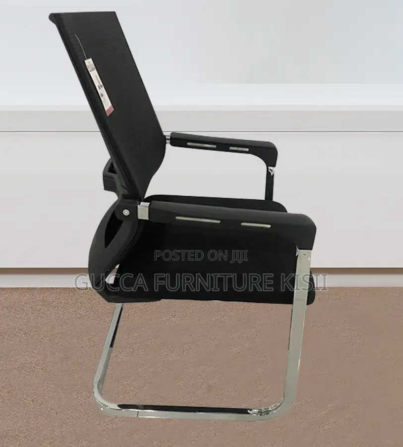Mesh Visitor's Midback Chair With Cantilever Base
