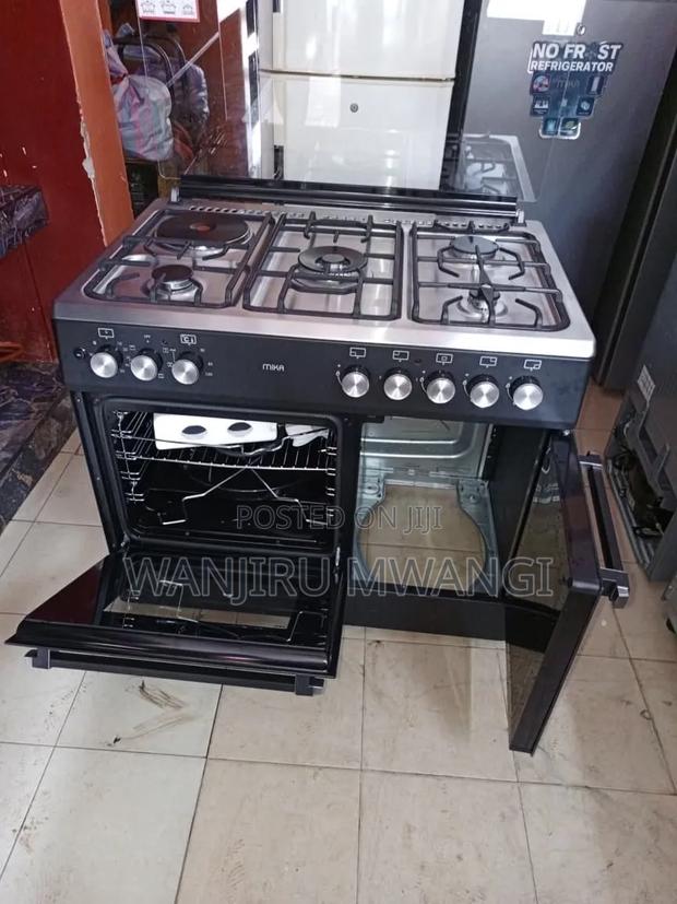 5burner Cooker With Gas Compartment