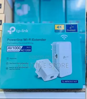 Tplink WiFi Range Extender AV1000 Power Line WPA7517