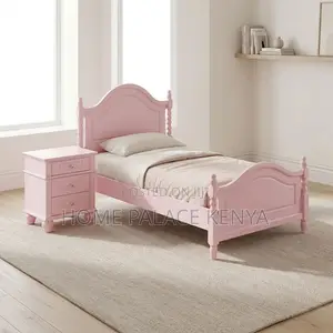 Bed; Modern Single Bed for Children, School-Age Kids and Teenagers
