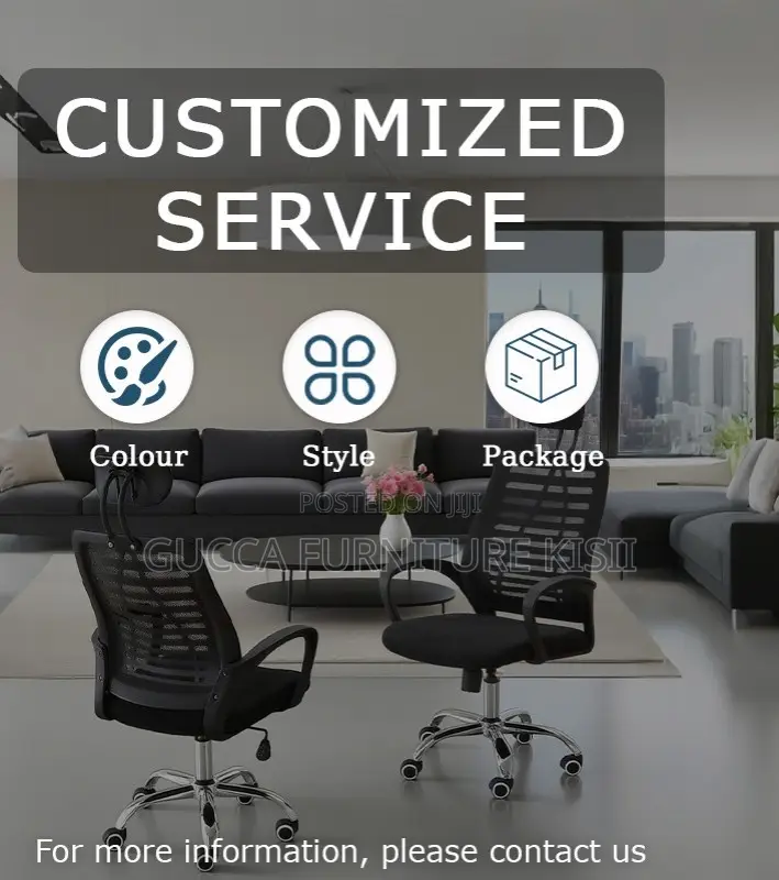 Headrest Adjustable Mesh Working Desk Chair
