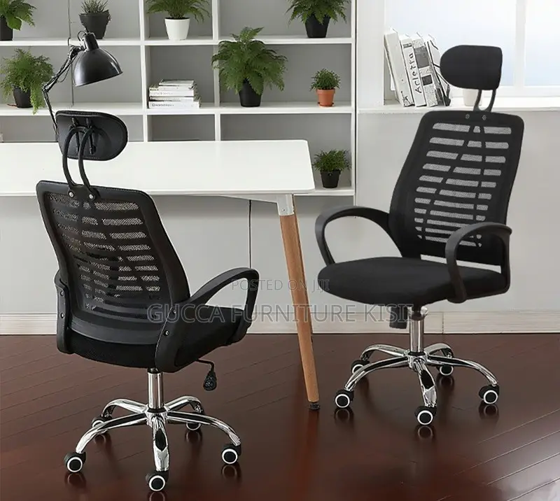 Headrest Adjustable Mesh Working Desk Chair