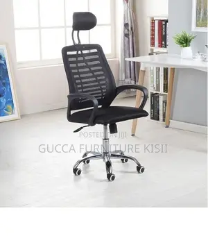 Headrest Adjustable Mesh Working Desk Chair