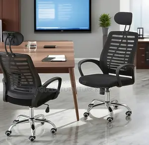Headrest Adjustable Mesh Working Desk Chair