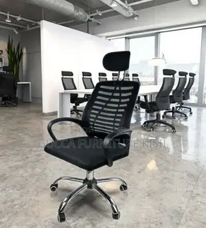 Headrest Adjustable Mesh Working Desk Chair