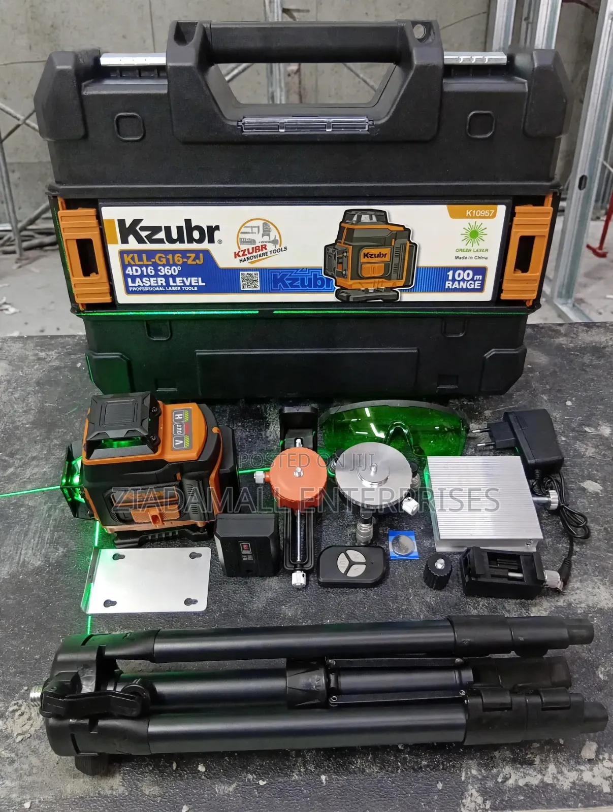 Kzubr 4D16 360 Laser Level - K10957 100m Range - New
