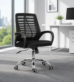 Midback Office Computer Mesh Secretarial Chair.