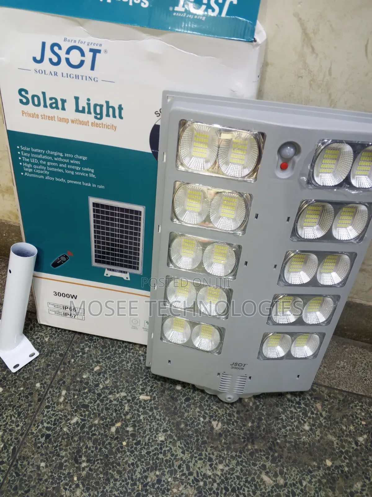 JSOT Solar Security Street Light