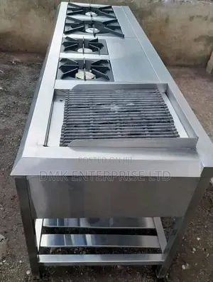 Heavy-Duty Stainless Steel Combined Commercial Cooker