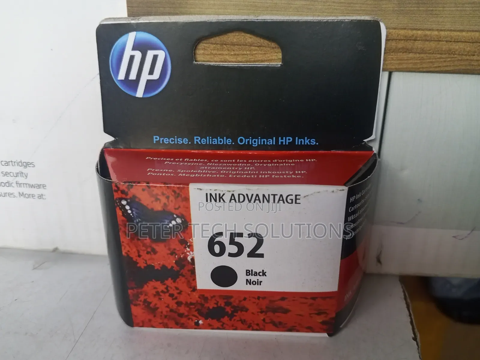 INK ADVANTAGE 652 Black HP Catridge
